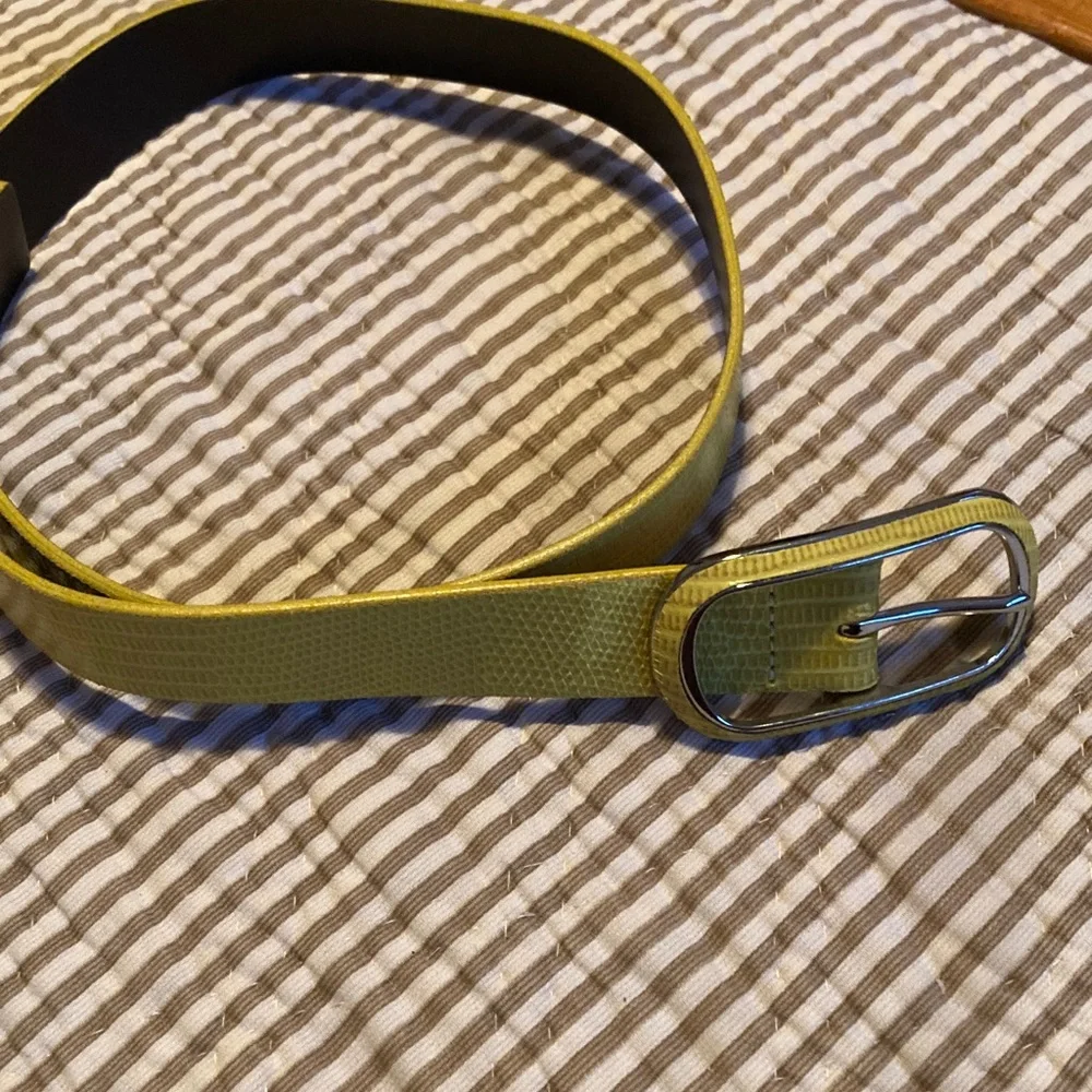 Banana Republic YellowLeather Belt